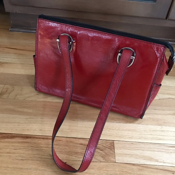 jack Georges Handbags - Jack George’s Red Italian Leather Handbag